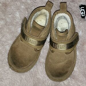 UGG Kids Tan Suede Boots